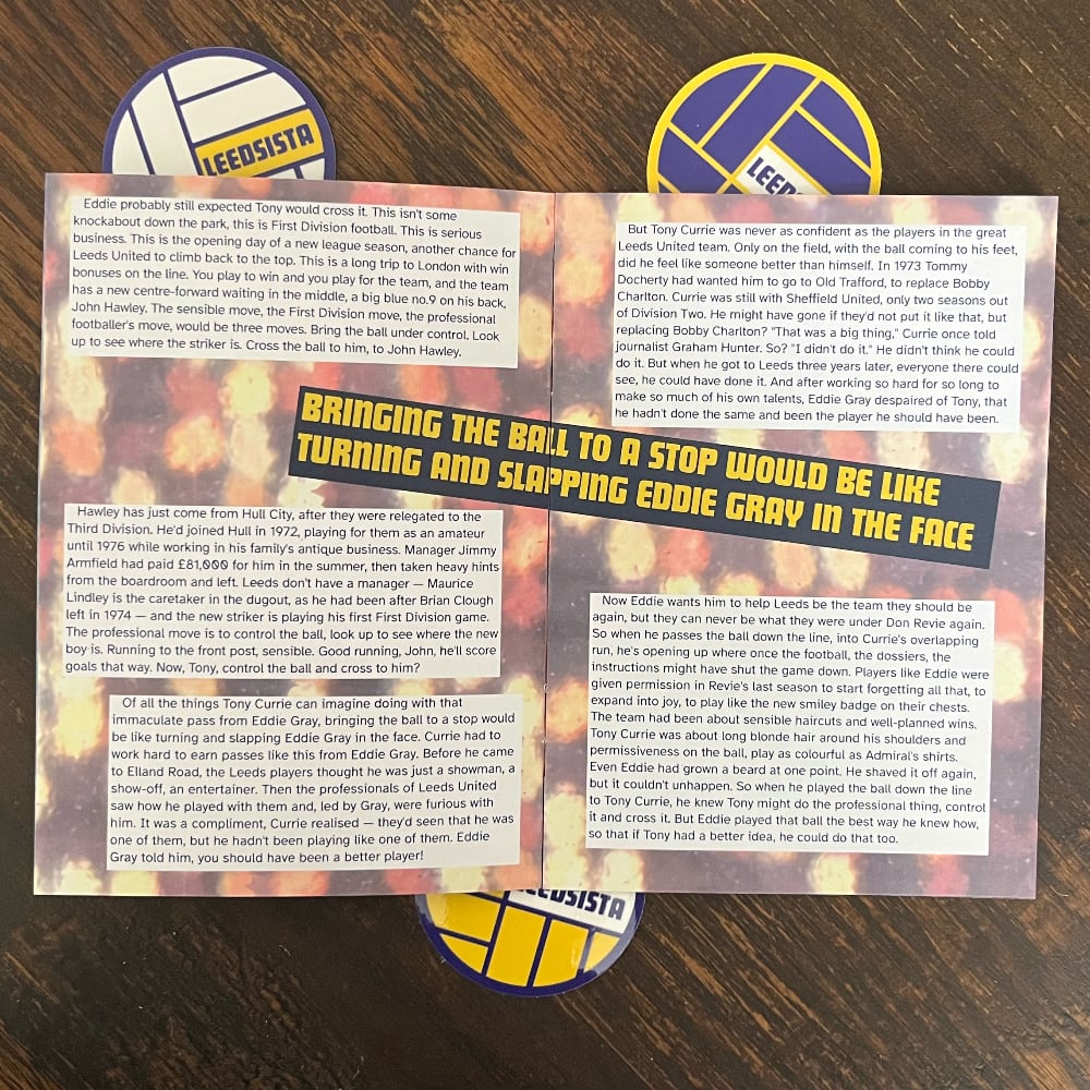 Tony Currie fanzine | FREE ⭑彡