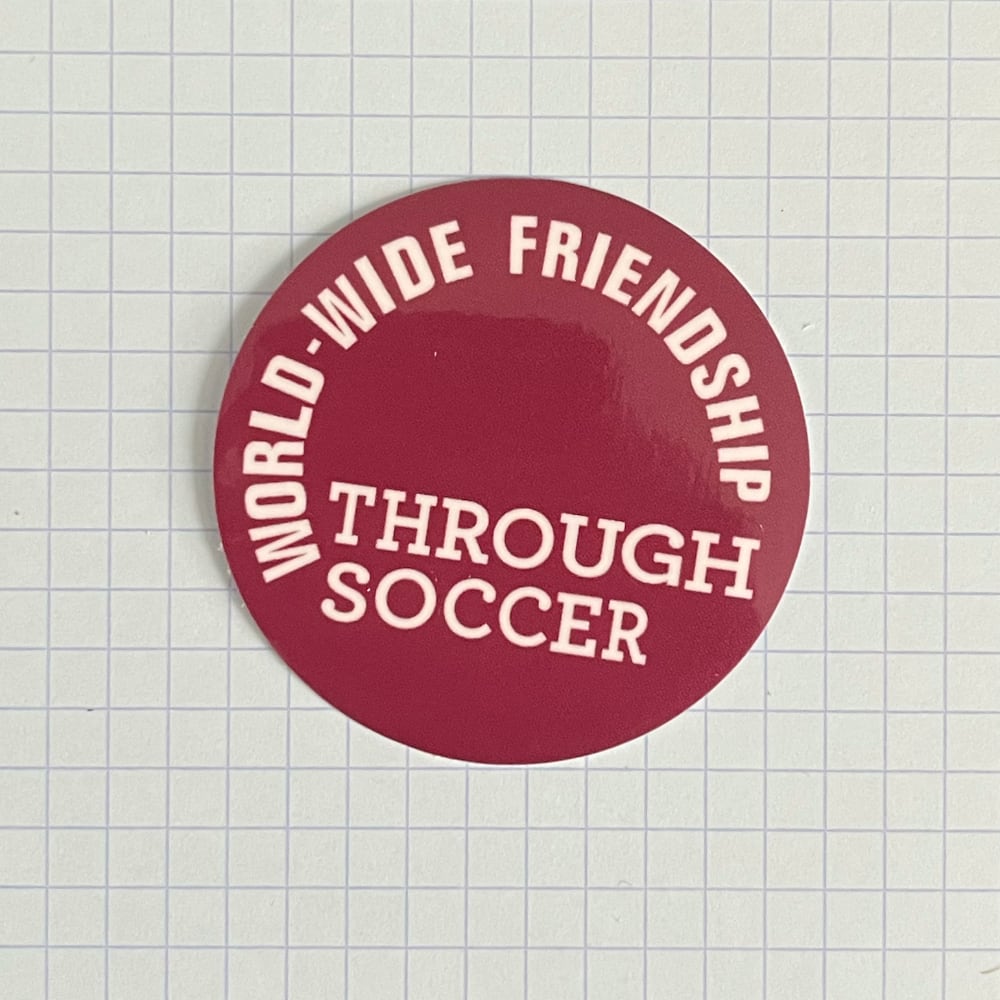World-wide Friendship Through Soccer stickers