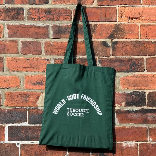 World-wide Friendship Through Soccer Tote Bag