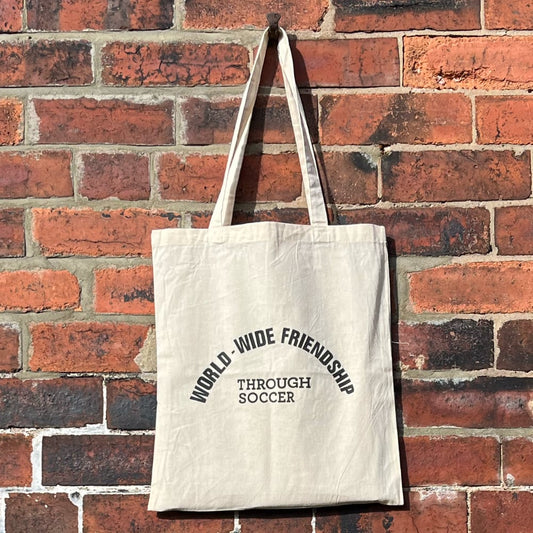 World-wide Friendship Through Soccer Tote Bag